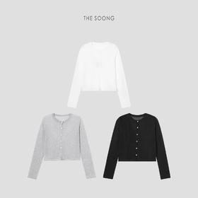 THESOONG"云朵轻盈"醋酸棉丝凉感柔滑宽松防晒开衫外套HWWT7300