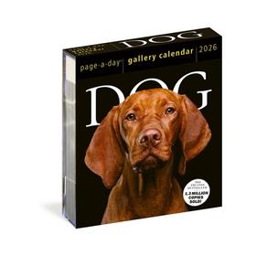 【全新现货】Dog Page-A-Day Gallery Calendar 2026/ 2026年日历：狗狗每日一页 画廊日历：一场优雅的犬类盛宴