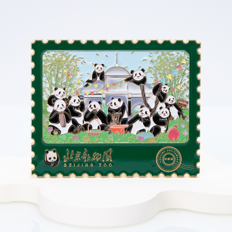 北动熊猫全家福冰箱贴-珍藏版