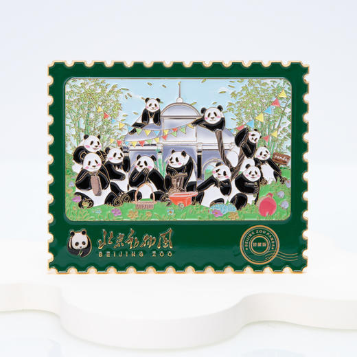 北动熊猫全家福冰箱贴-珍藏版 商品图0