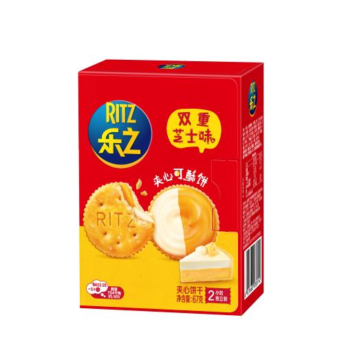 乐之夹心可酥饼双重芝士味67g*2 商品图0