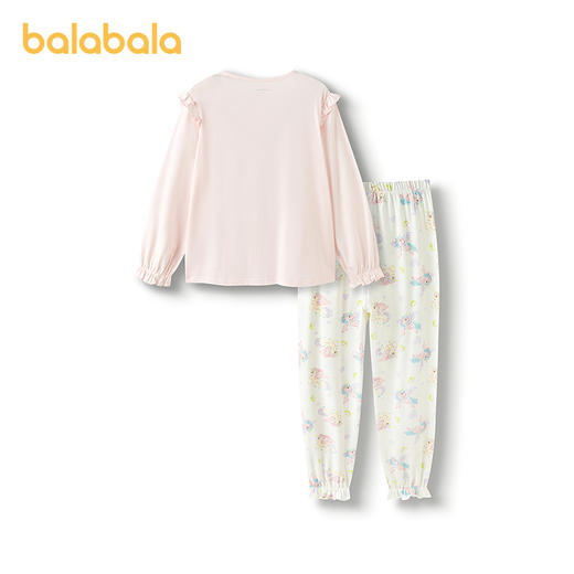 【商场同款】巴拉巴拉女童睡衣套装秋新品儿童家居服小童甜美可爱 商品图2