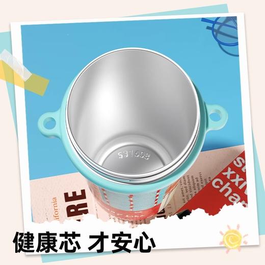 bablov保温杯女士高颜值2025新款便携随行大容量吸管杯车载水杯 商品图4