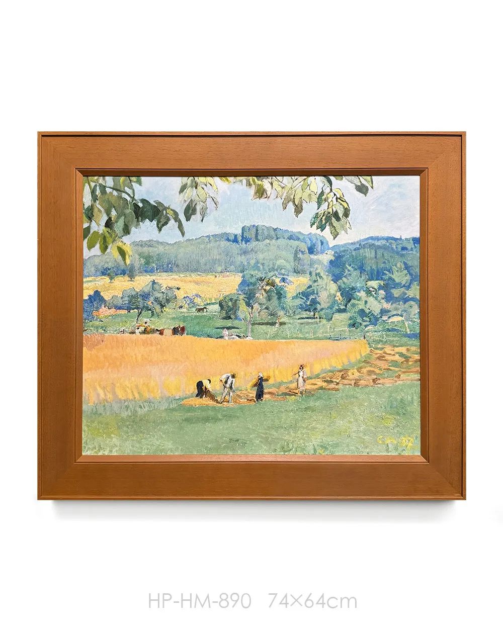 伽罗 JALO 印象派挂画-《收干草》-下单后2个工作日内发货