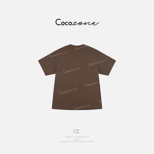 COCO ZONE 刘一一 【100棉】柔软亲肤复古氛围感T恤CD2A1106 商品图1