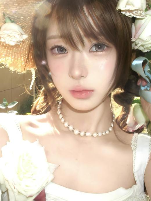 【半年抛大直径】OCEAN GIRL- 甜心喵喵蓝粉14.5mm【半年抛0-800度 无525/575 】 商品图7