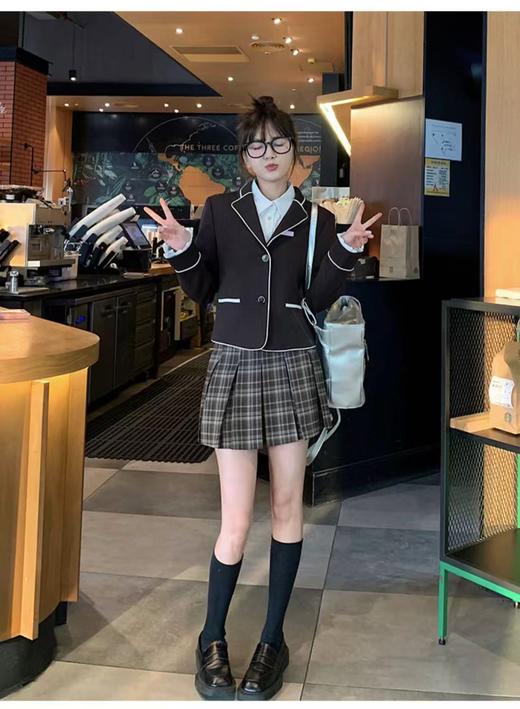 【诗铭洛可】XCA454  JK半身裙格子款B18-1 商品图2