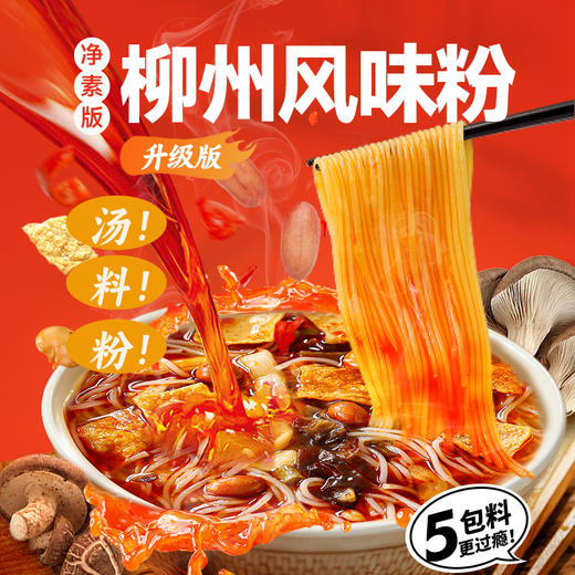 柳州风味粉 素食螺蛳粉 酸辣净素配方 冲泡速食 非油炸 商品图0