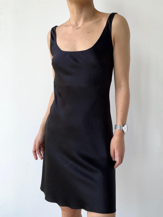 丝所｜24H031A 重磅真丝苍穹黑晚礼短裙［ 黑 ] 商品图11