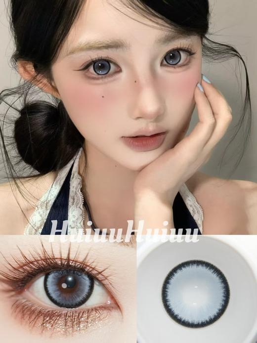 【半年抛大直径】OCEAN GIRL- 甜心喵喵蓝-14.5mm【半年抛0-800度 无525/575 】 商品图0