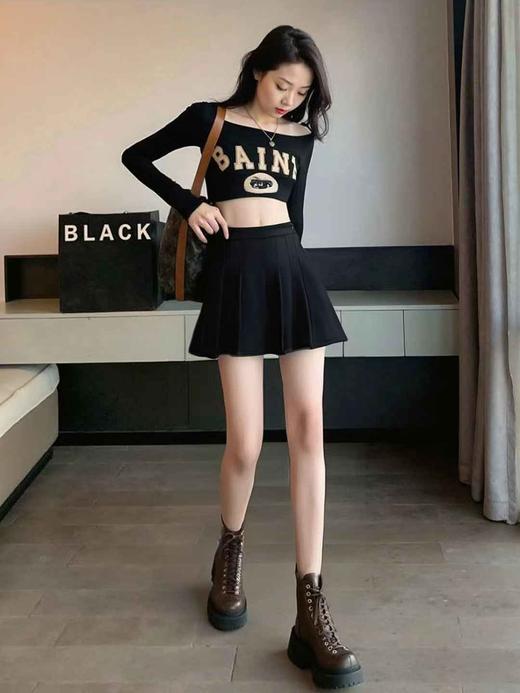 【诗铭洛可】XCA452毛呢短裙B8-4 商品图1