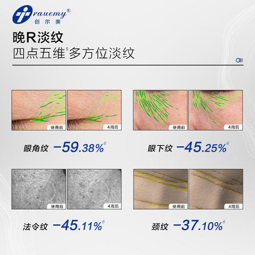 【双旦礼遇季|可用券】创尔美 活性胶原紧致抗皱塑颜日晚霜 （日霜18g+晚霜28g） 商品图3