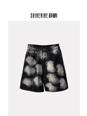 W524533279喷染牛仔短裤