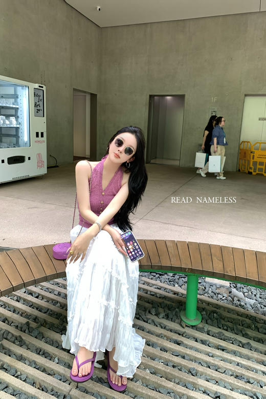 Read Nameless/豆蔻紫挂脖吊带 2025/7/5 商品图4