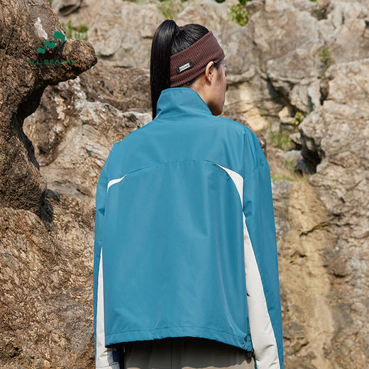 AllReaday新奇天撞色拼接短款防风外套WM23AWJK01 商品图2