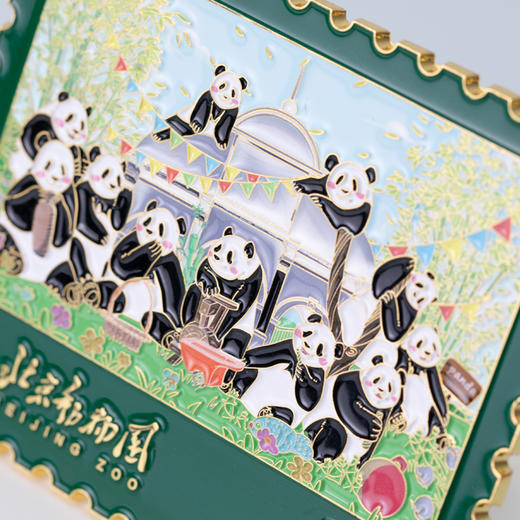 北动熊猫全家福冰箱贴-珍藏版 商品图3