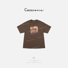 COCO ZONE 刘一一 【100棉】柔软亲肤复古氛围感T恤CD2A1106