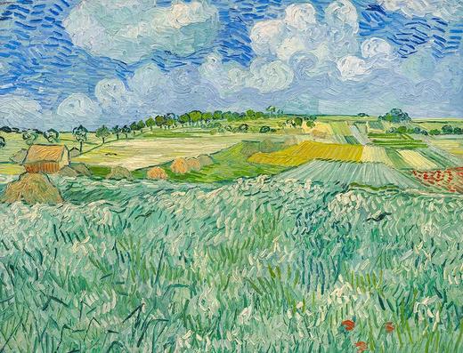 伽罗 JALO 印象派挂画-《奥维尔的雨云》（榫卯）-下单后2个工作日内发货 商品图2