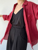 THEHOYAN｜TH2504-R  04 oversized linen shirt BURGUNDY 亚麻衬衫 [ 酒红 ] 商品缩略图7
