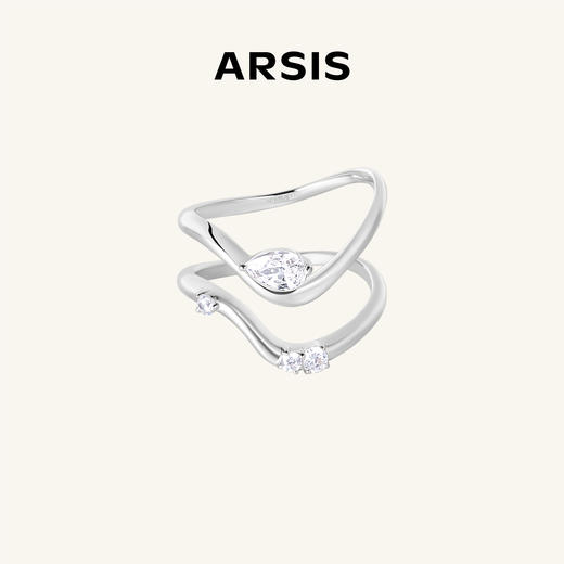 ARSIS银饰｜自由搭配系列 星轨套戒 商品图1
