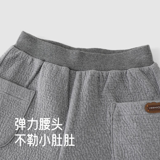 【商场同款】英氏儿童裤子秋冬男童裤子外出休闲束脚裤男宝长裤 商品图2