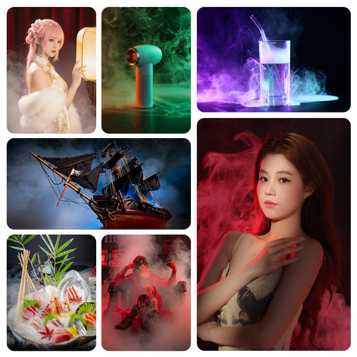 Ulanzi优篮子FILMOG X便携影视烟雾机手持造雾机小型烟雾制造器专业摄影影视拍摄短视频直播舞台酒吧干冰效果 商品图4