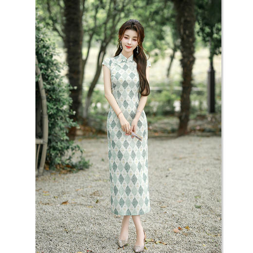 GX新中式改良旗袍2025新款温婉国风复古少女高端日常夏季花样年华女 商品图2