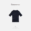 COCO ZONE 刘一一 “纸片人polo”桑蚕丝混纺毛针织衫CD2A0087 商品缩略图1