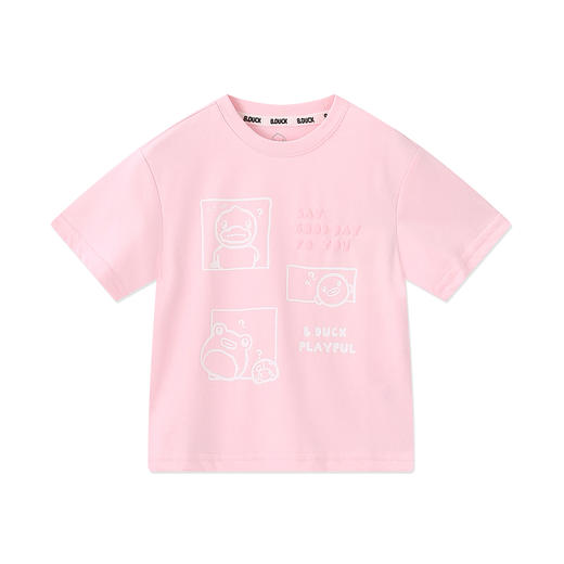 【冰感】B.Duck小黄鸭童装夏季短袖T恤105-150 BF2501028
 商品图3