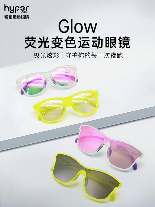 【Glow荧光变色款】太阳眼镜锐跑马拉松越野个性时尚防滑防紫外线 商品图2