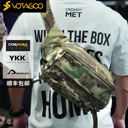 【500D尼龙 YKK、多耐福辅料 复刻神农】 Hip Monkey叶猴腰包户外日常通勤单肩斜挎胸包8L ds（dq） 商品图0