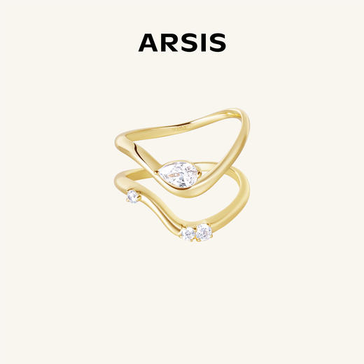 ARSIS银饰｜自由搭配系列 星轨套戒 商品图0