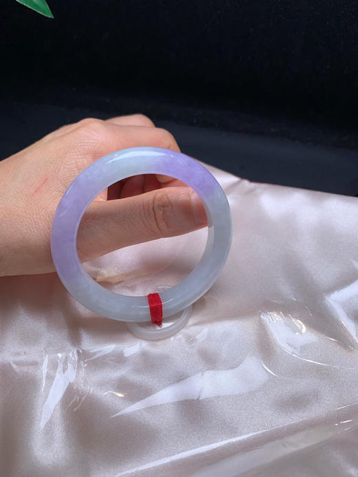 620410，52.8紫罗兰手镯，紫罗兰底，很秀气 商品图5