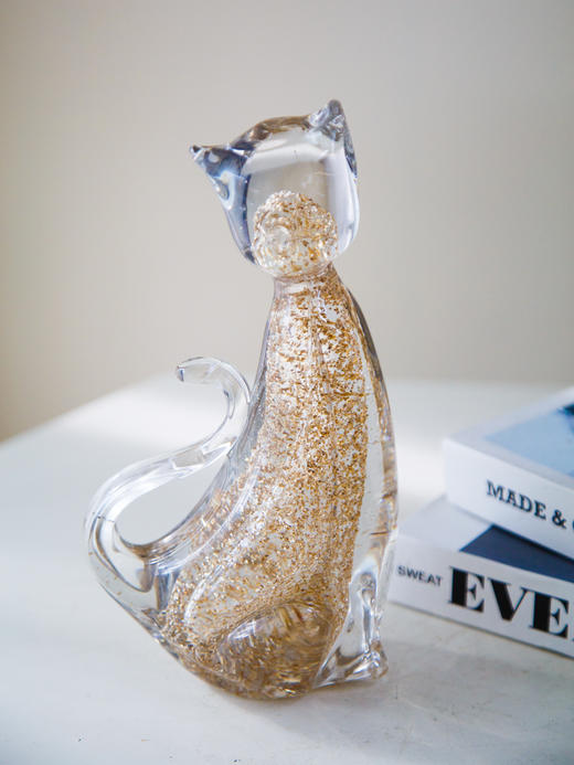 米黄色小猫摆件 商品图0