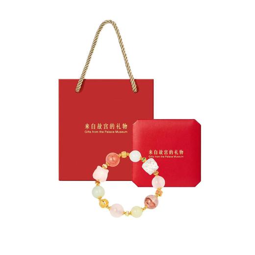 【故宫饰品】多宝事事如意手串和田玉水晶南红翡翠手链生日礼物女生 商品图3