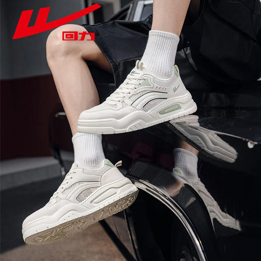 回力男鞋板鞋新款夏季百搭面包鞋子男生休闲厚底小白鞋透气运动鞋WXY-L707Z 商品图8