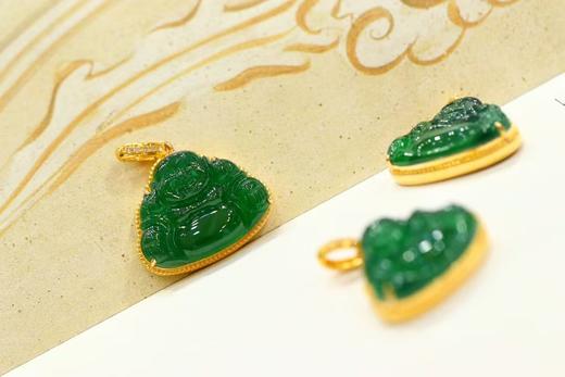 佛公翡翠吊坠 商品图1