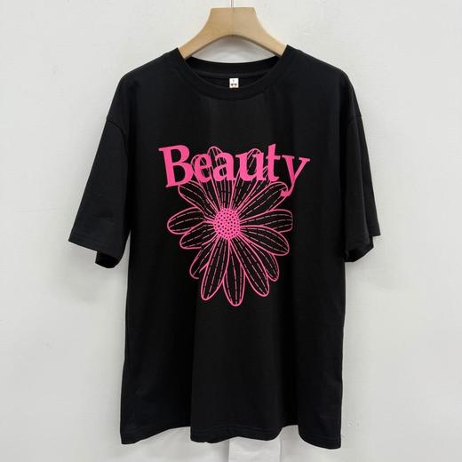 NC圆领花型图案短袖T恤50519（黑） 夏季 252180160321 商品图1