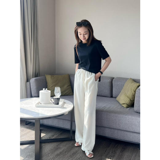 2507112   max三色天丝 直筒裤 商品图3