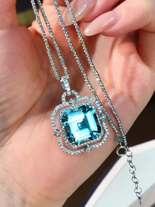 12克拉海蓝宝吊坠 商品图2