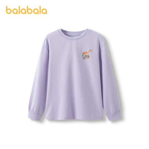 巴拉巴拉童装女童长袖t恤儿童秋装大童印花甜美舒适洋气休闲上衣 商品图4