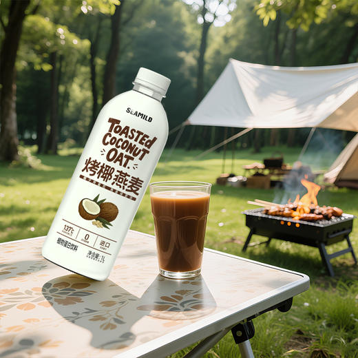 烤椰燕麦1L大瓶装植物蛋白饮料进口印尼椰子0反式脂肪酸 商品图0