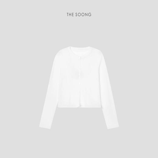 THESOONG"云朵轻盈"醋酸棉丝凉感柔滑宽松防晒开衫外套HWWT7300 商品图2