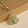 【敦煌和田玉弥勒佛项链】敦煌福泽和田玉石弥勒佛佛公吊坠夏季项链女锁骨链高级感 商品缩略图4