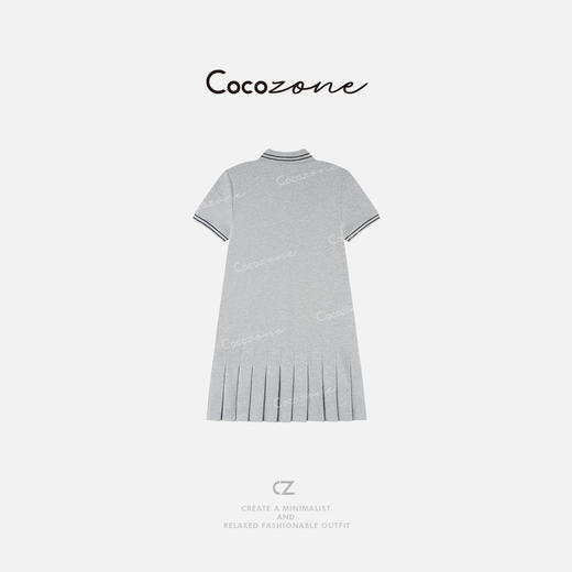 COCO ZONE 刘一一【100棉】细腻肌理利落减龄连衣裙 CD1A1152 商品图1