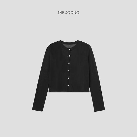 THESOONG"云朵轻盈"醋酸棉丝凉感柔滑宽松防晒开衫外套HWWT7300 商品图4
