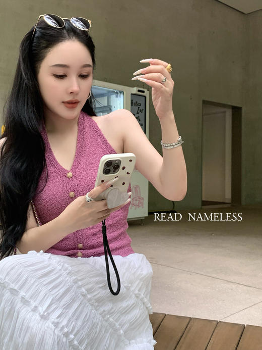 Read Nameless/豆蔻紫挂脖吊带 2025/7/5 商品图2