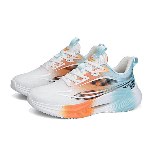 回力男鞋软底运动鞋夏季新款透气炫彩渐变厚底跑步鞋增高休闲鞋子WXY(ZA)-4595 商品图8