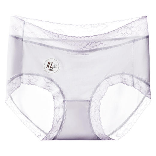 10A抑jun冰丝无痕女士内裤聚乳酸裆部山茶花超薄高弹透气三角裤女 商品图10