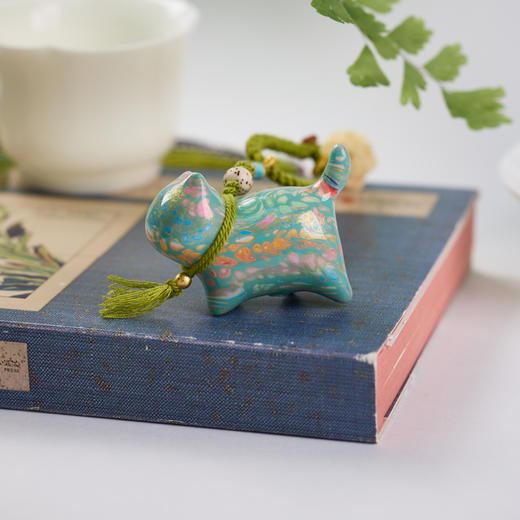 创饰社 · 「招财猫」大漆流苏挂饰 商品图2